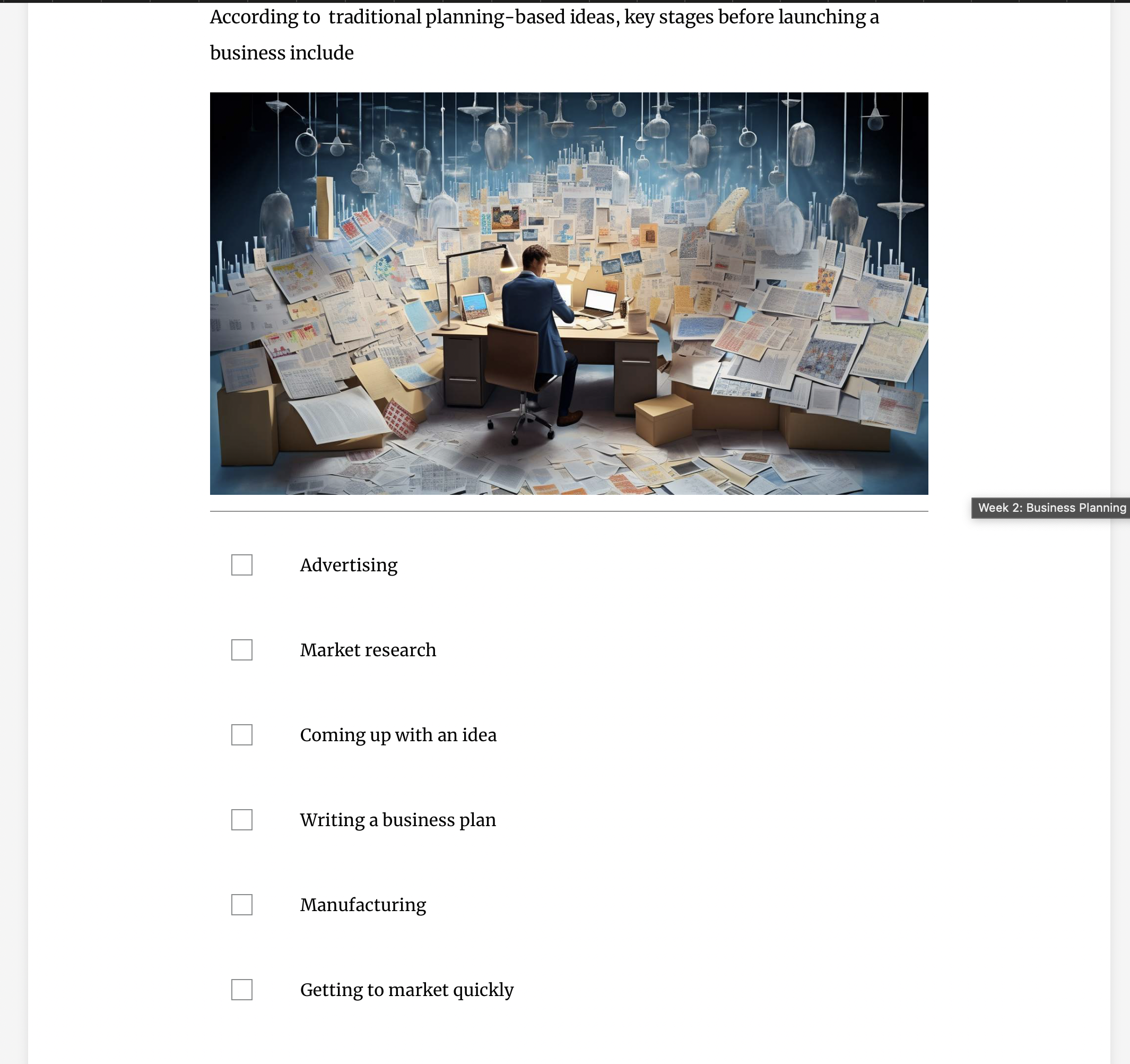 According to traditional planning - based ideas,