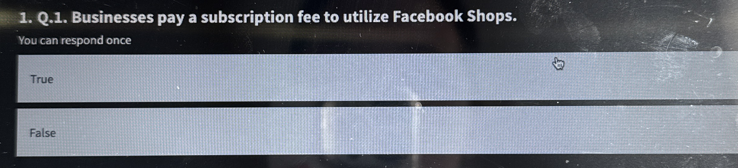 Q . 1 . Businesses pay a subscription fee to