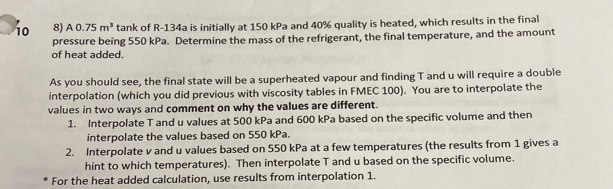 1 0 A 0 . 7 5 m 3 tank of R - 1 3 4 a is