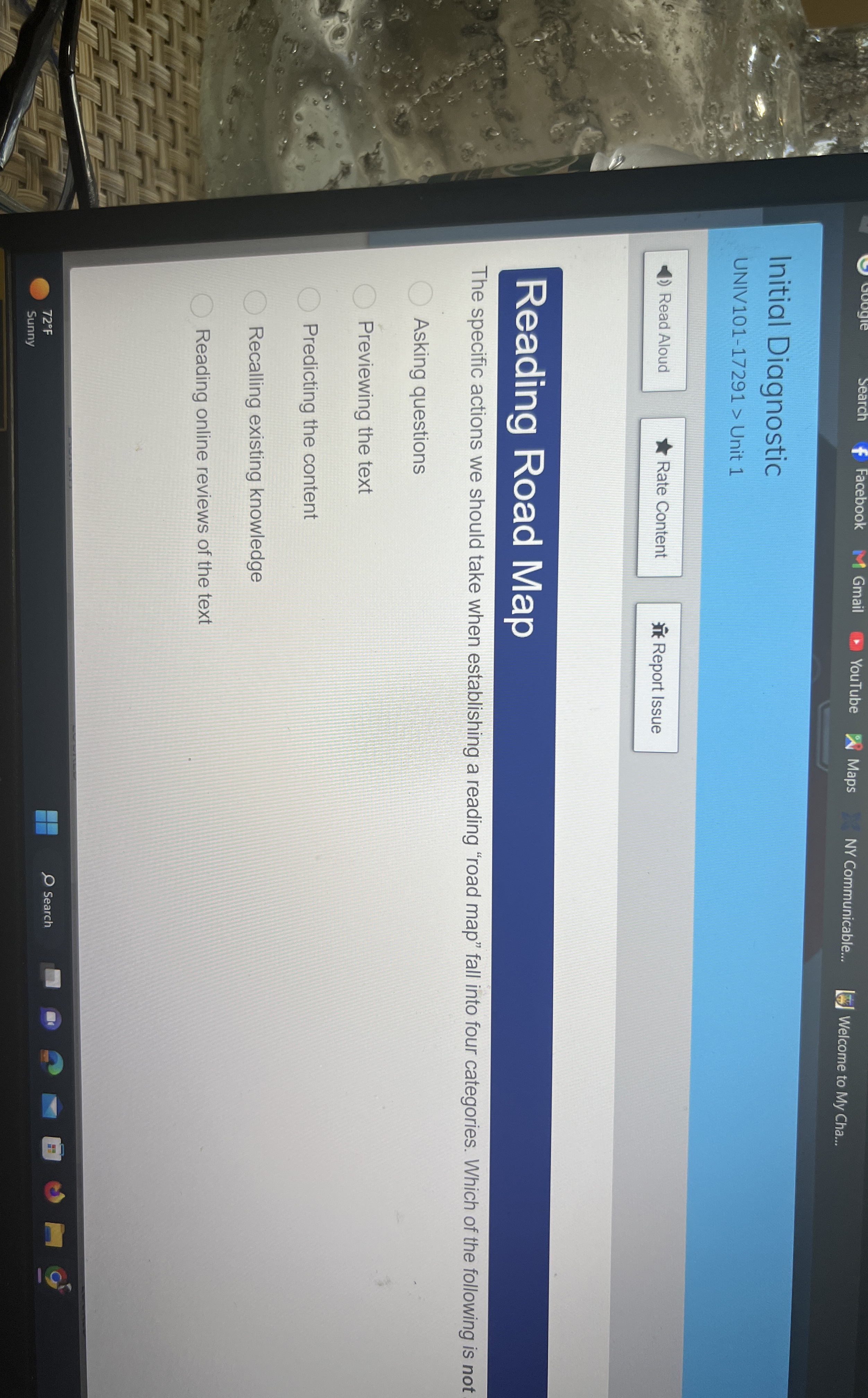 Initial Diagnostic UNIV 1 0 1 - 1 7 2 9 1 > Unit
