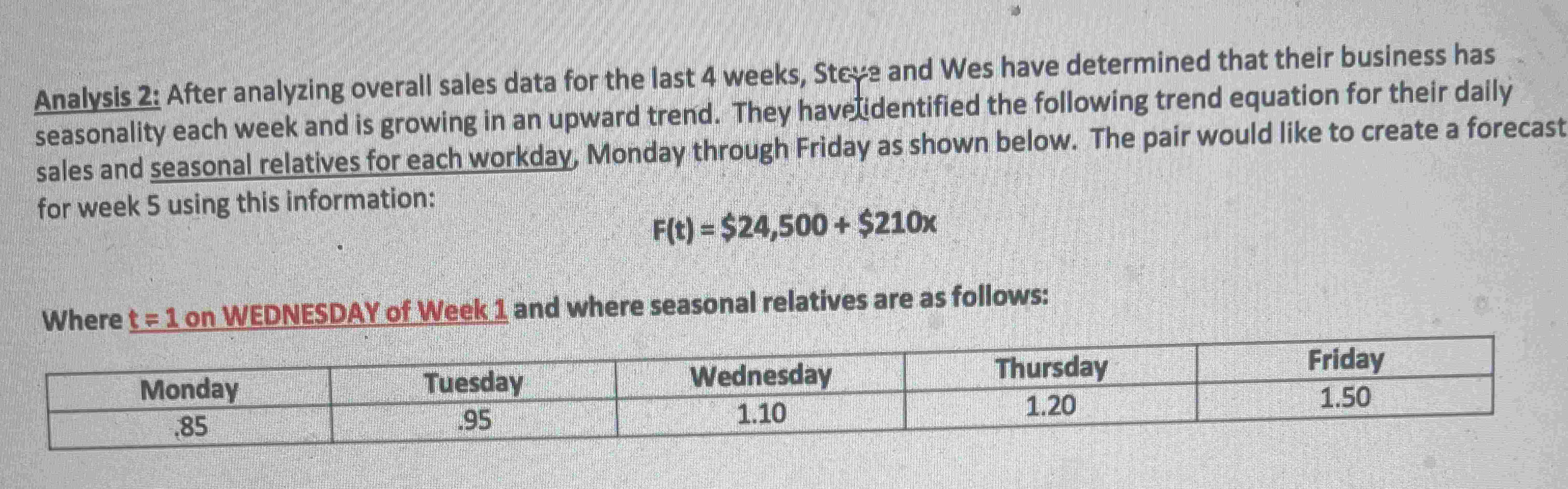 Please solve Analysis 2 and please make sure to