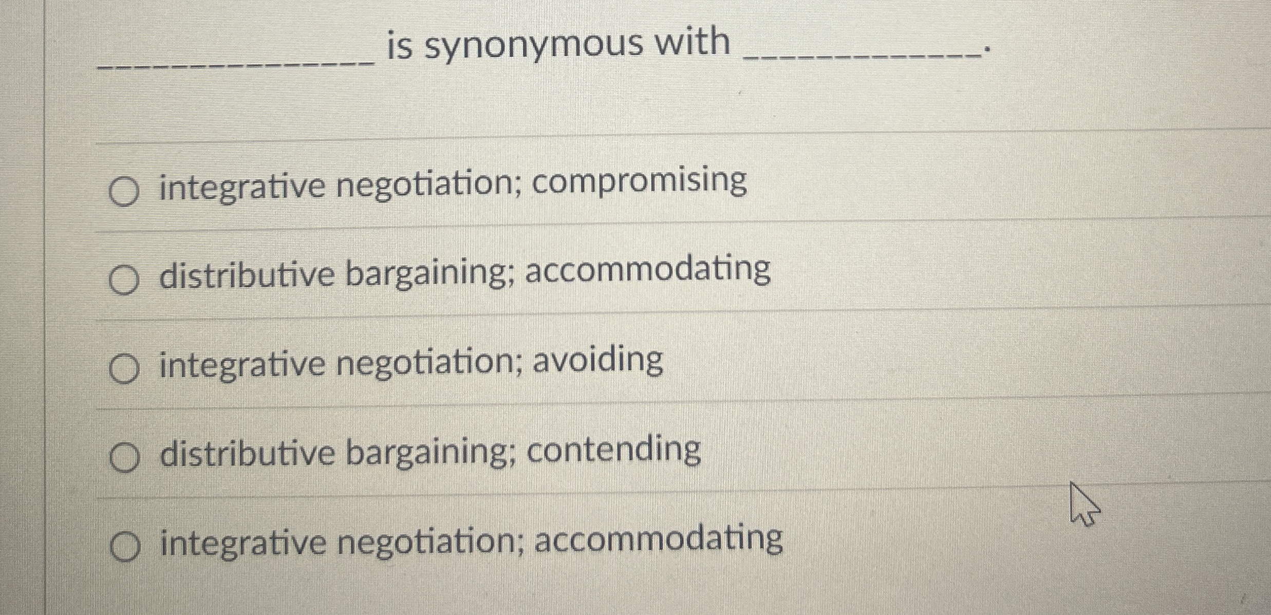 q , is synonymous with q , integrative