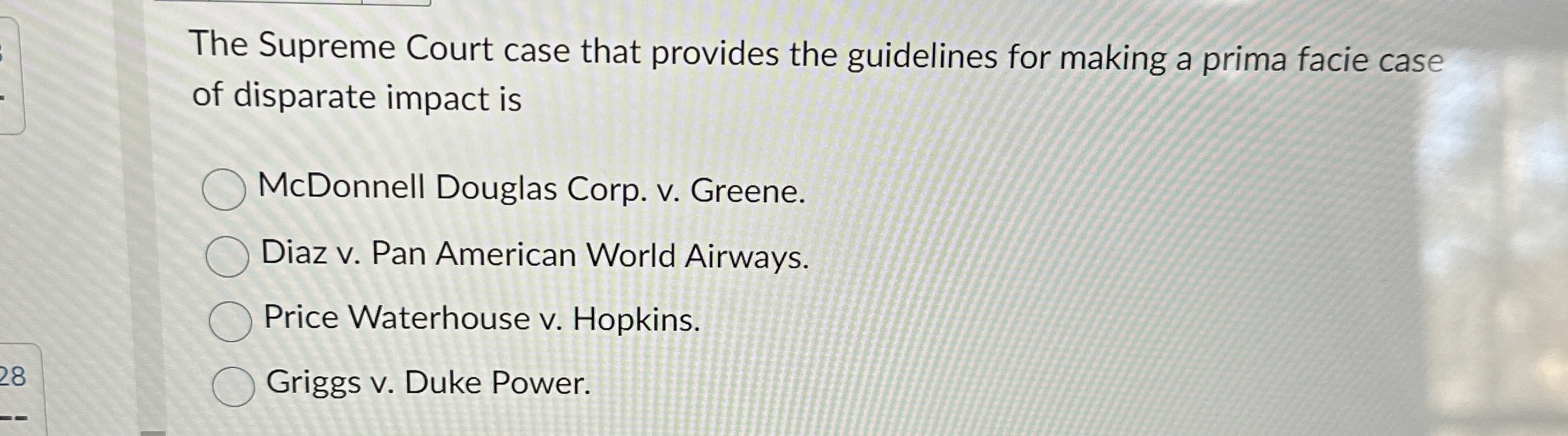 The Supreme Court case that provides the