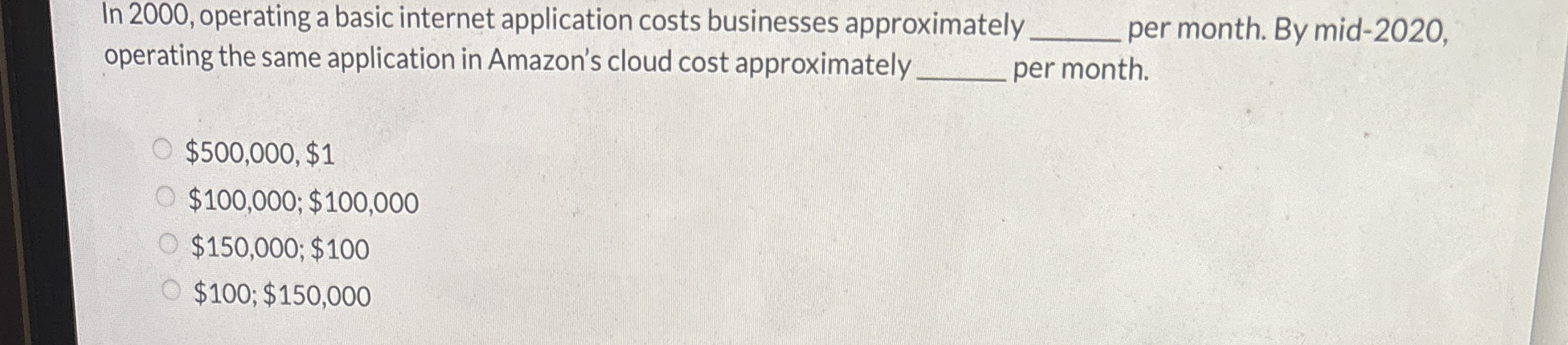 In 2 0 0 0 , operating a basic internet