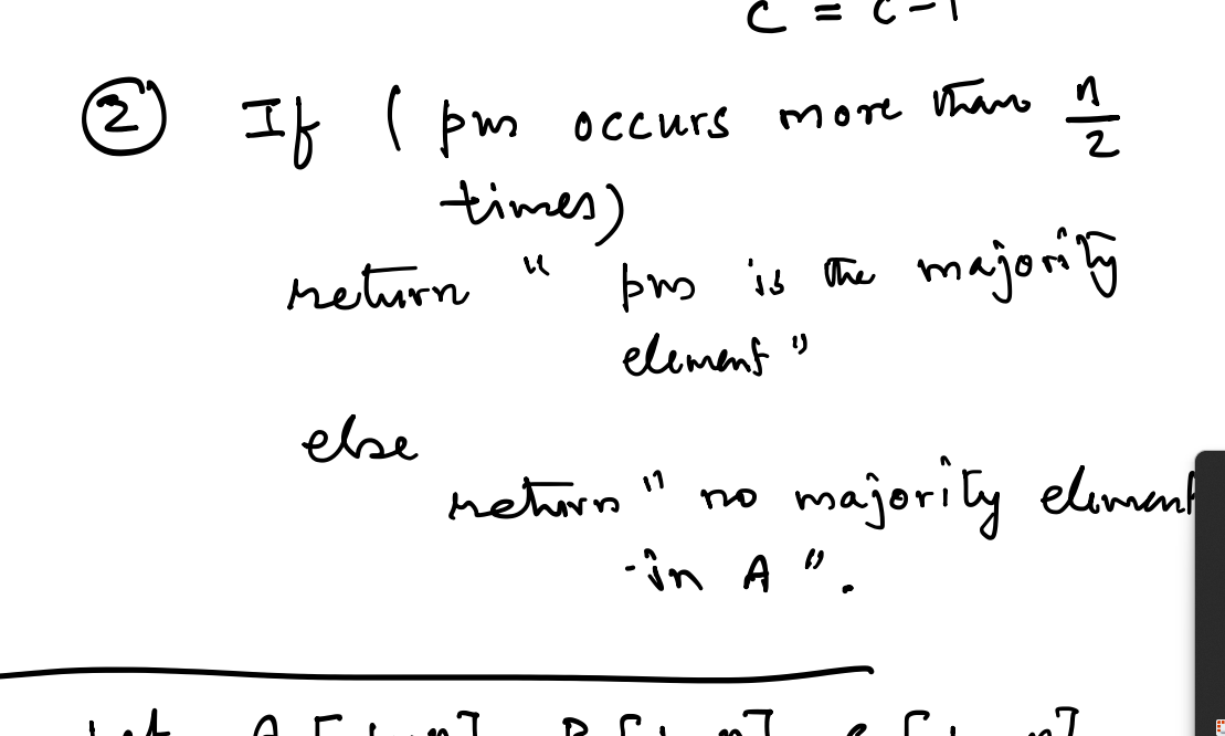( 2 ) If ( pus occurs more than n 2 times )