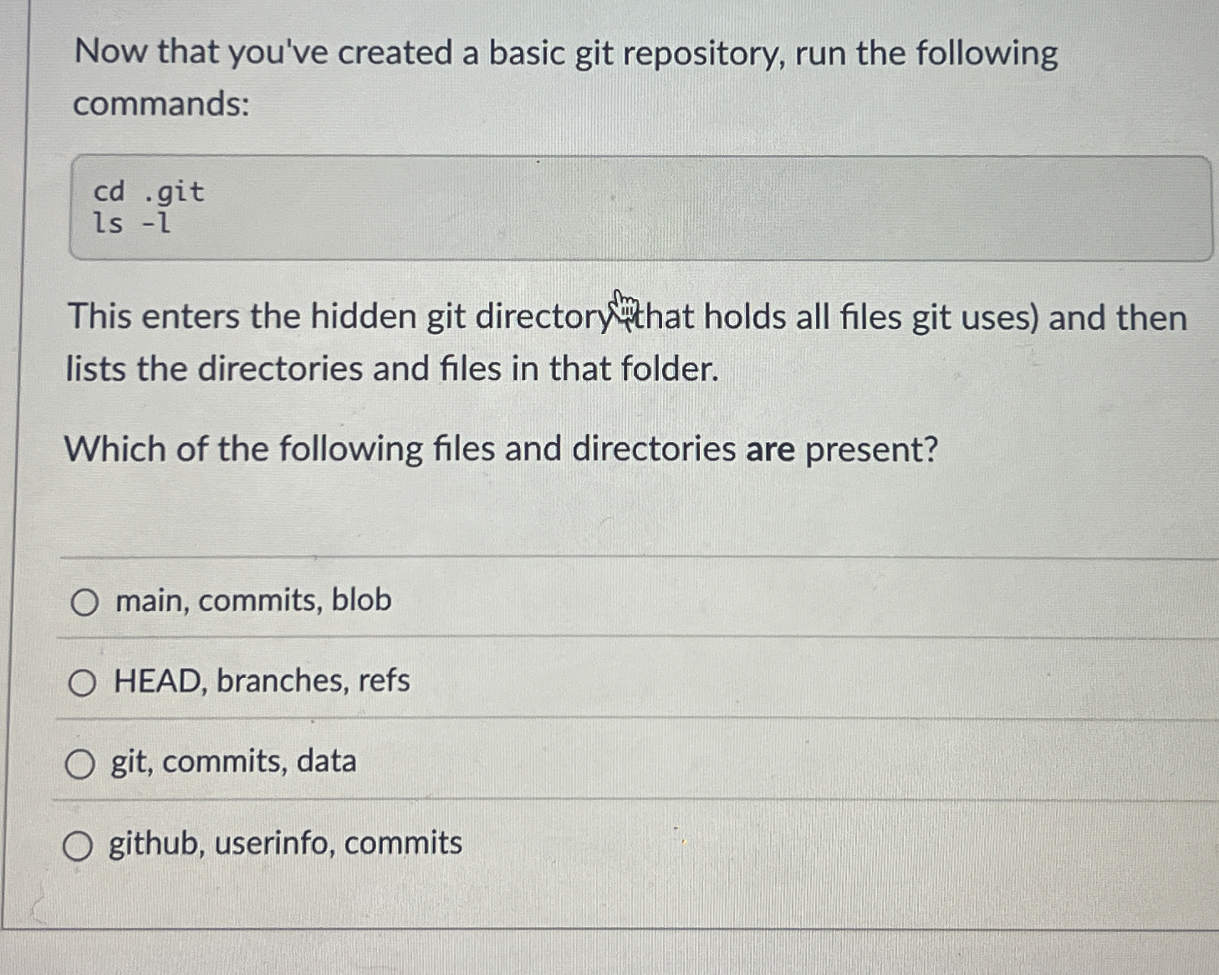 Now that you've created a basic git repository,