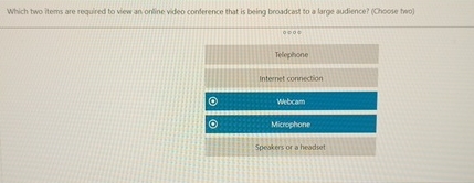 Which two items are required to view an onsine