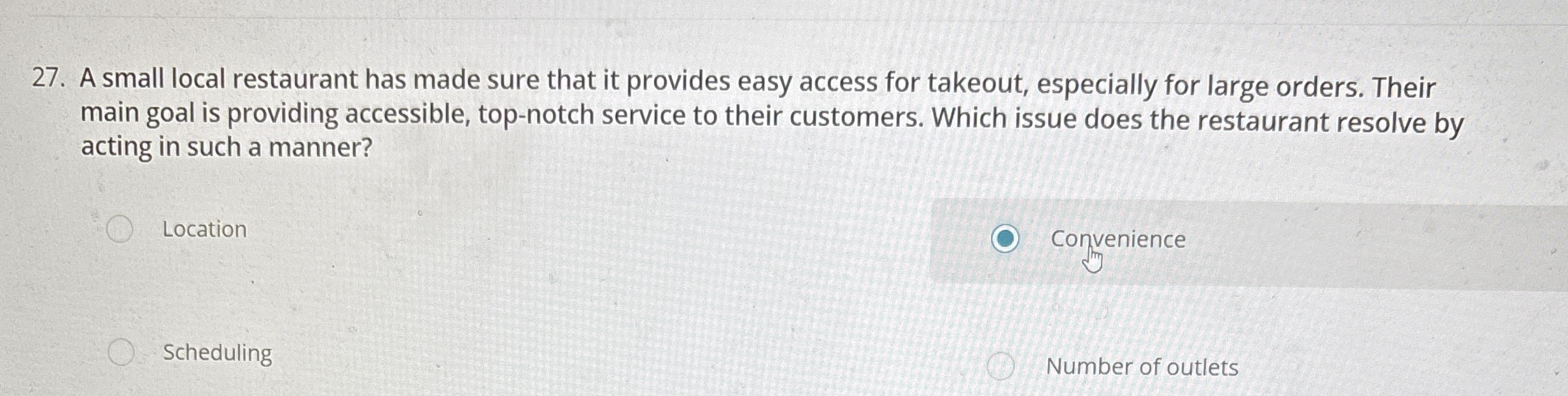 A small local restaurant has made sure that it