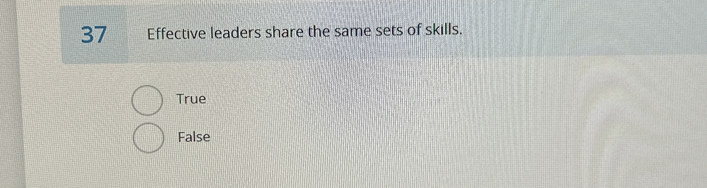3 7 Effective leaders share the same sets of