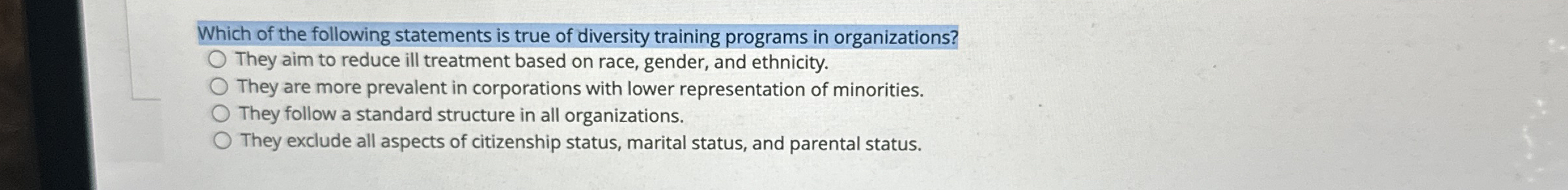 Which of the following statements is true of