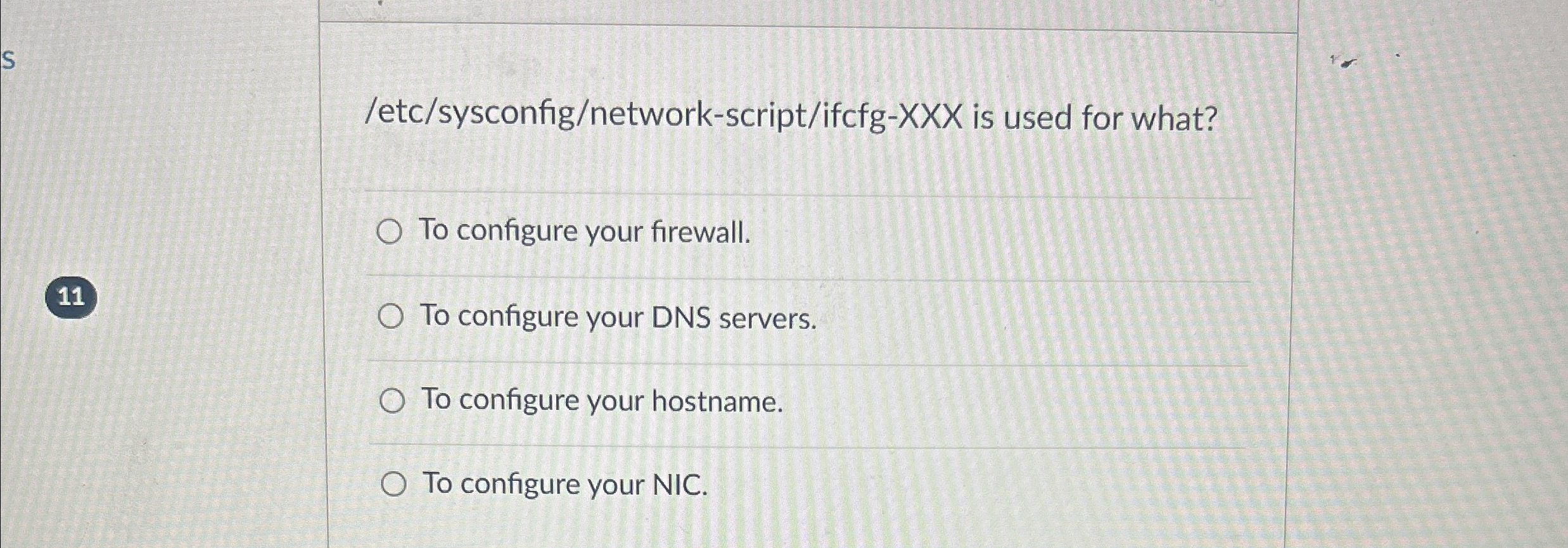/ etc / sysconfig / network - script / ifcfg -