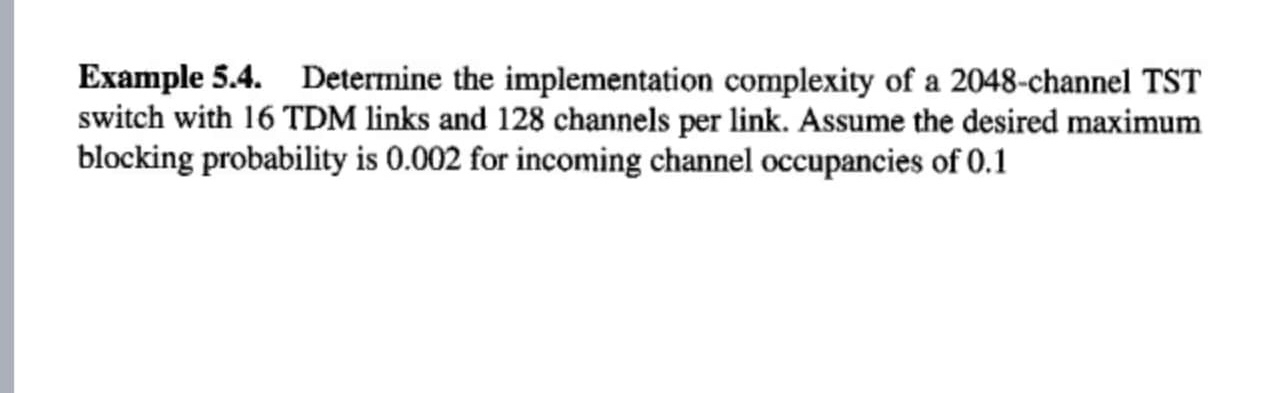 Example 5 . 4 . Determine the implementation