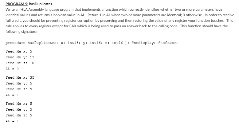 Can you give me and HLA code without high