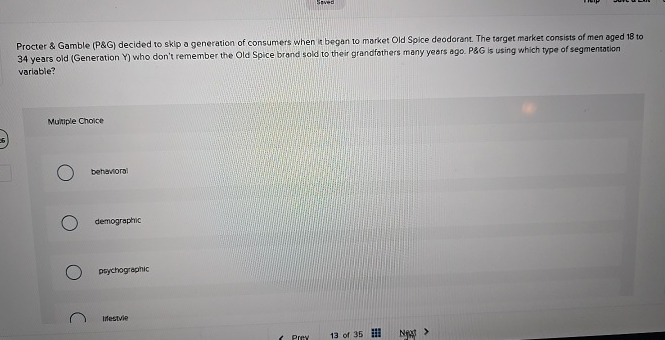 Soned Procter & Gamble ( P&G ) decided to skip a