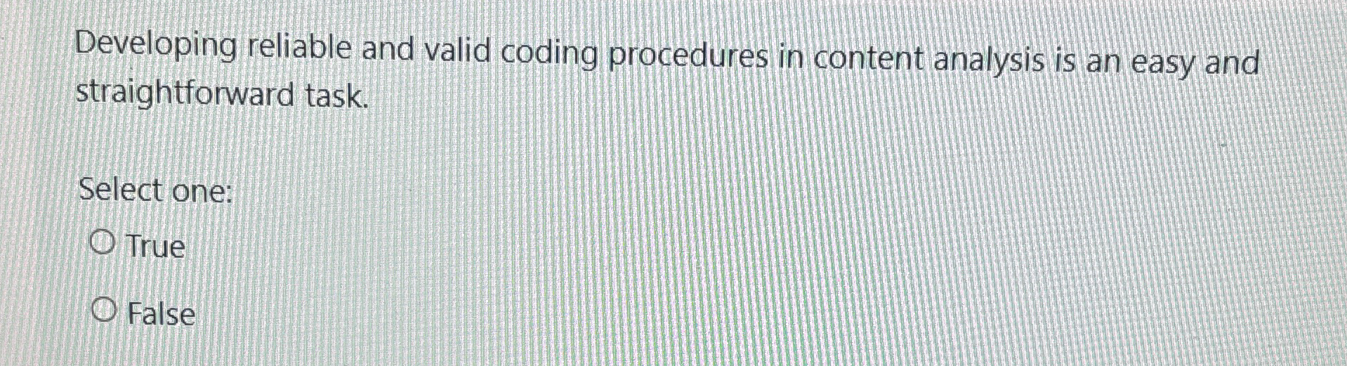 Developing reliable and valid coding procedures