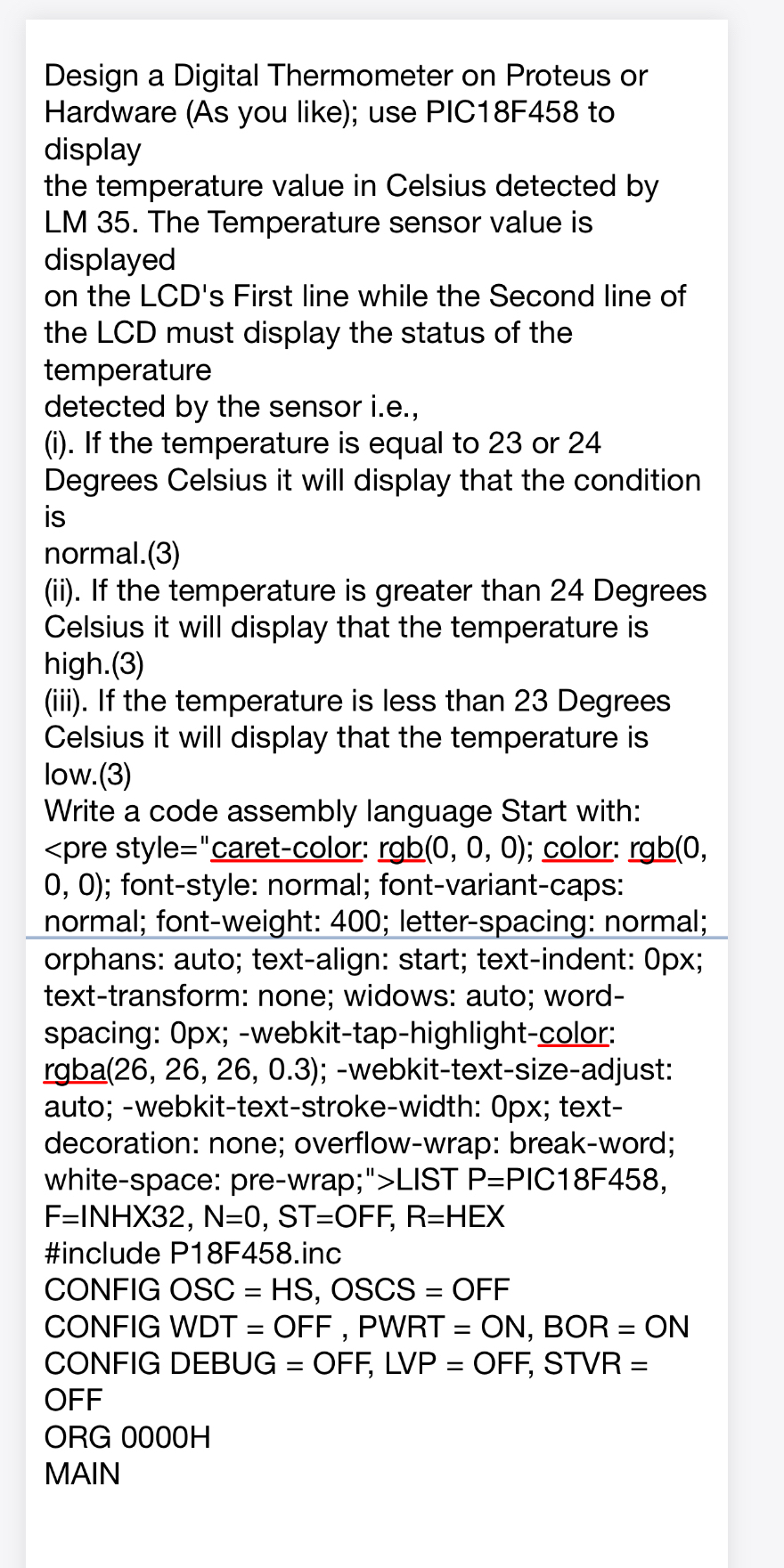 Design a Digital Thermometer on Proteus or