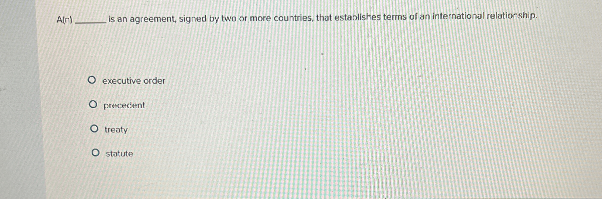 A ( n ) is an agreement, signed by two or more