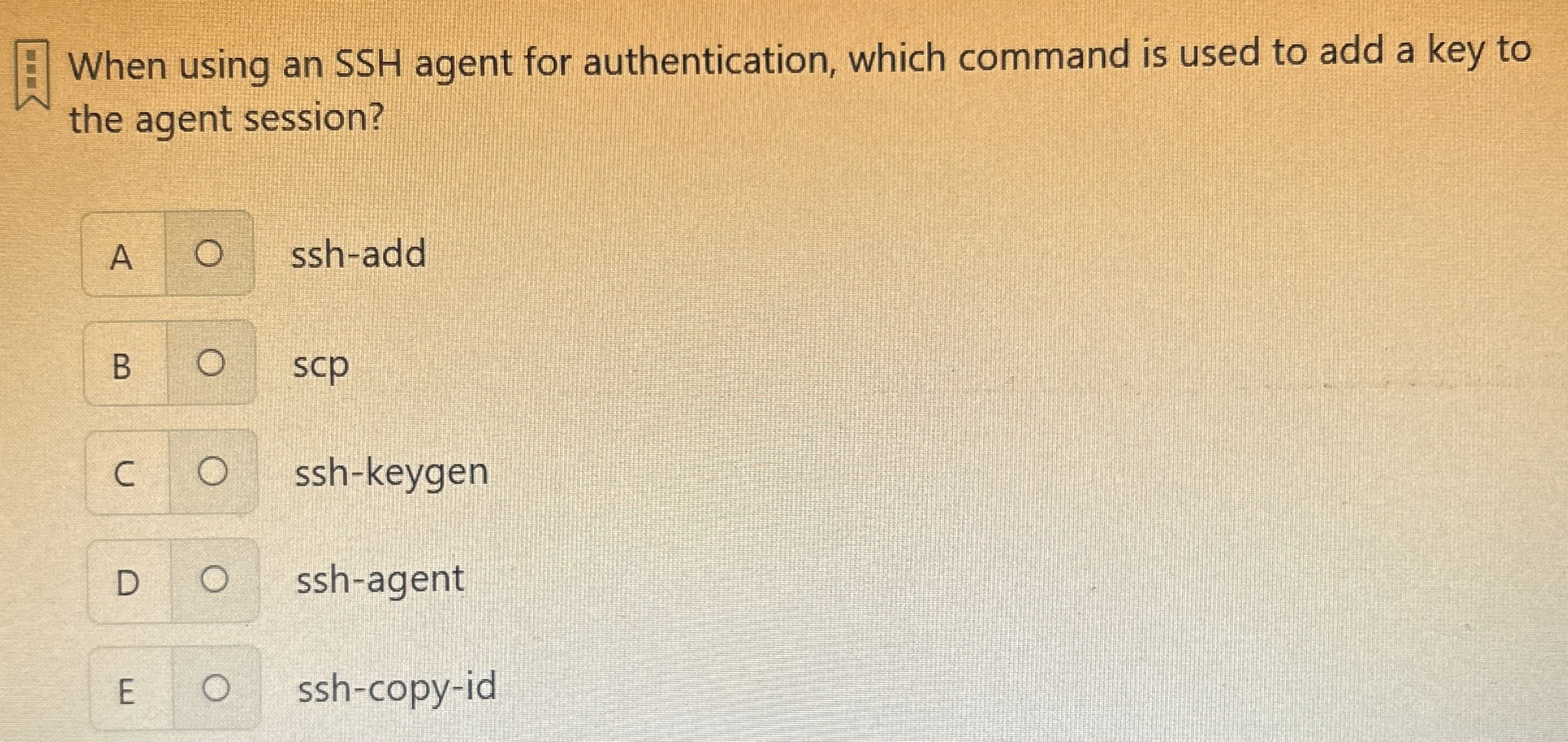 When using an SSH agent for authentication, which