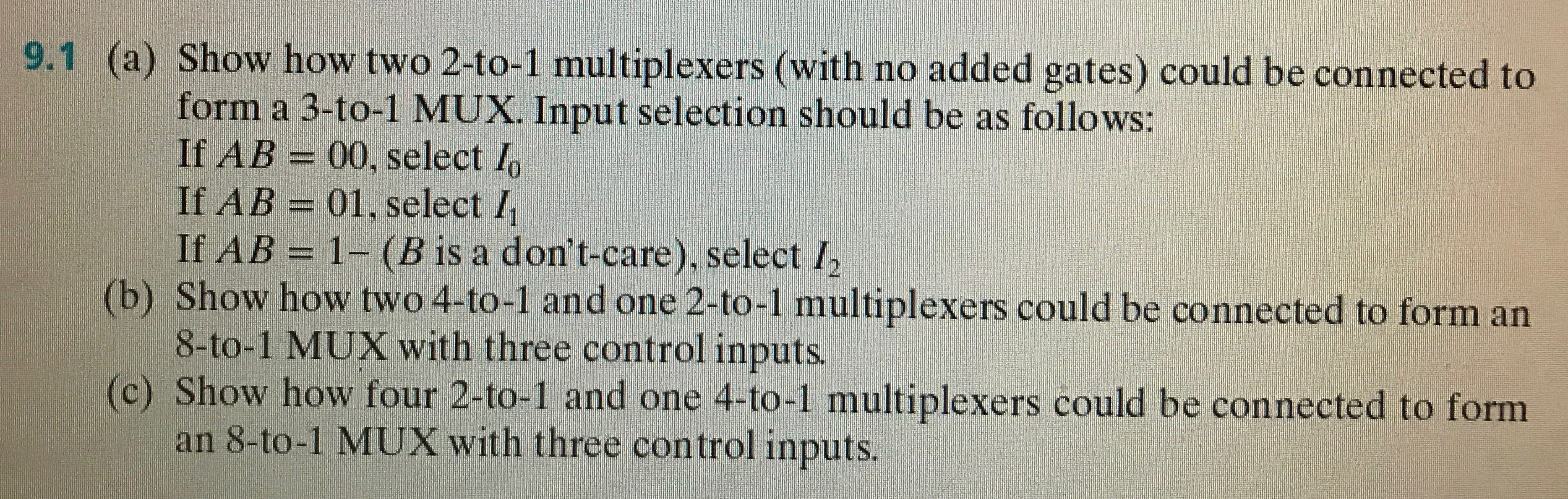 Need 9 . 1 ( b ) and 9 . 1 ( c ) please