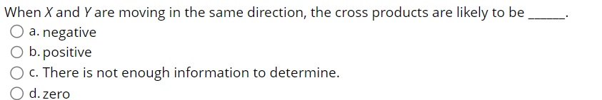 When x and Y are moving in the same direction,