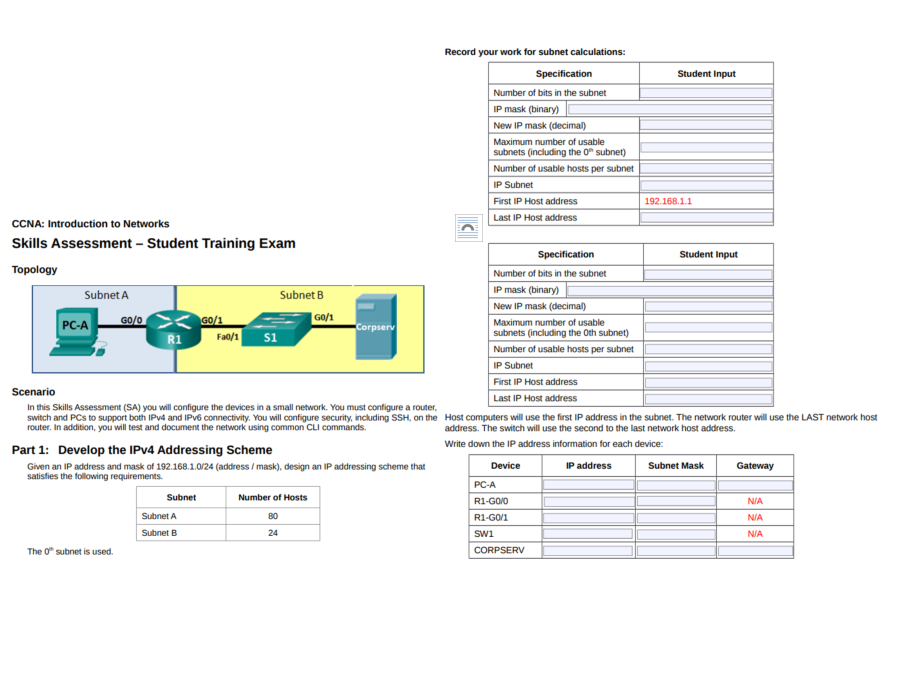 Step 3 : Use the ping command to verify network
