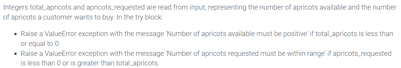 Integers total _ apricots and apricots _
