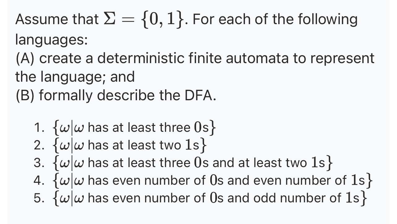 Automata Theory: Deterministic Finite Automata