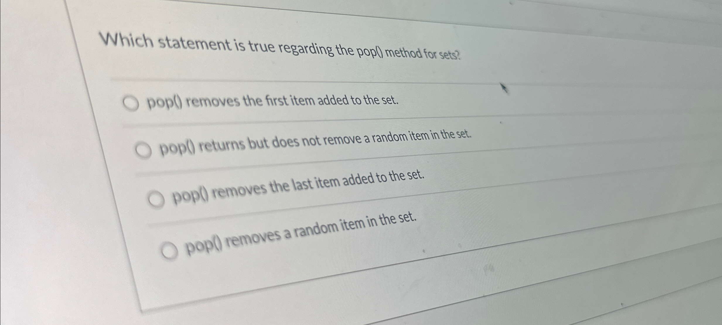 Which statement is true regarding the popl )