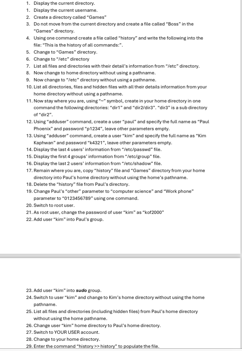 Run the following in linux ubuntu platform