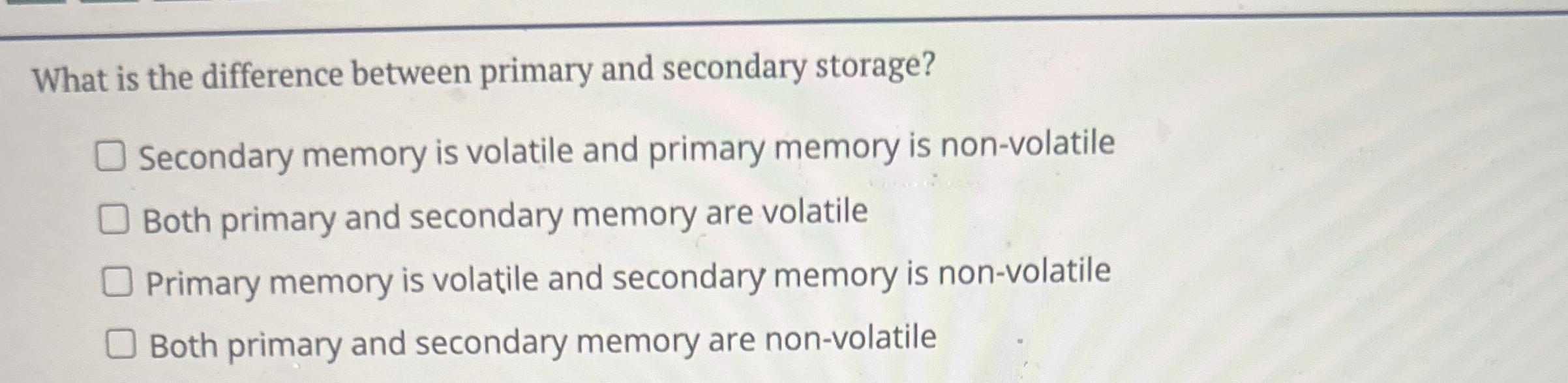 What is the difference between primary and