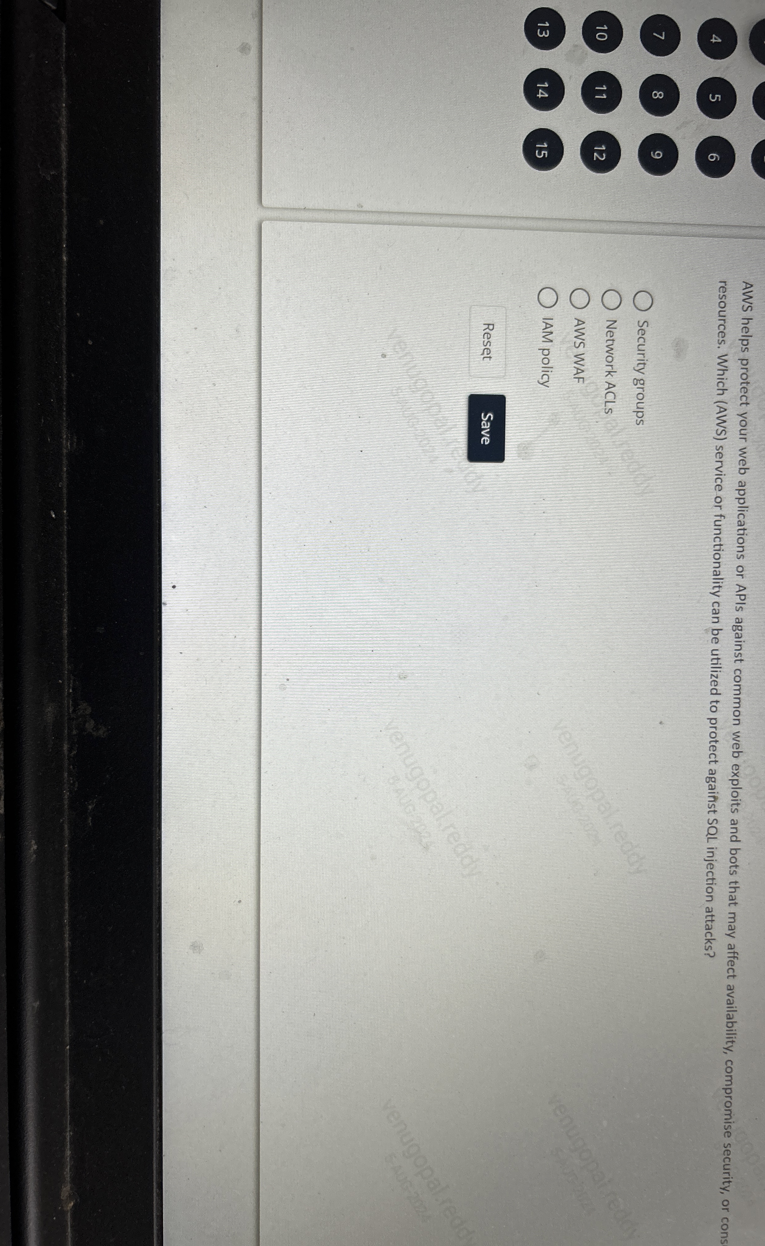 AWS helps protect your web applications or APIs