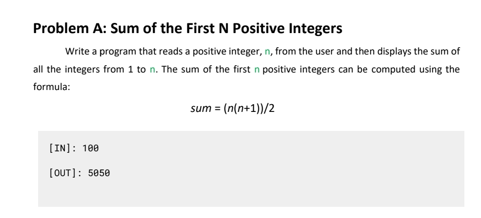 create a python code for the given problem. make