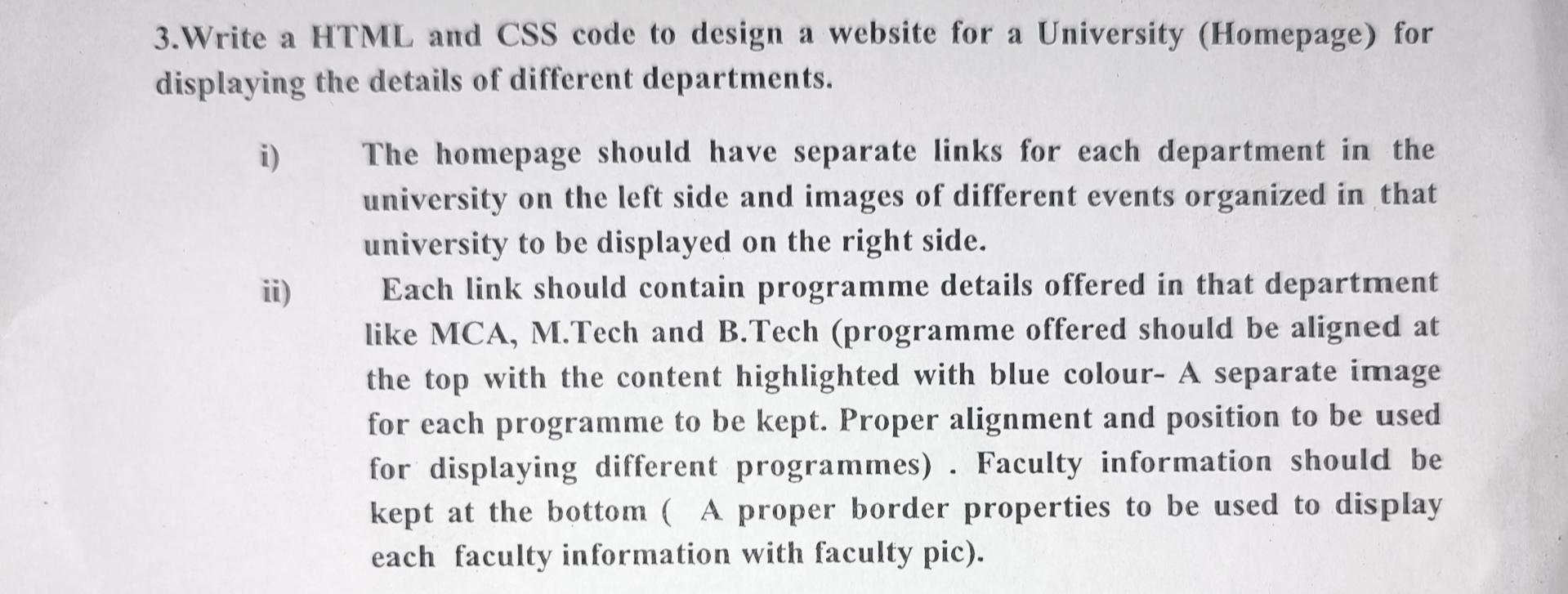 Write a HTML and CSS code to design a website for