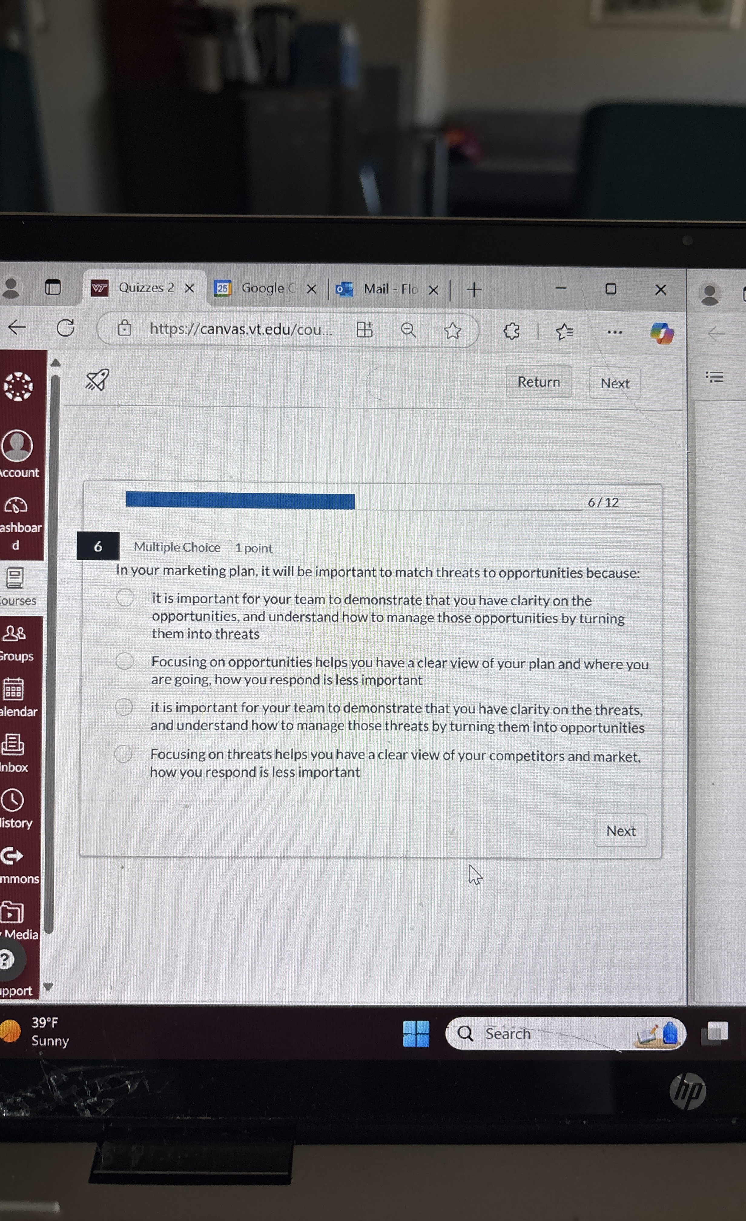 In your marketing plan, it will be important to