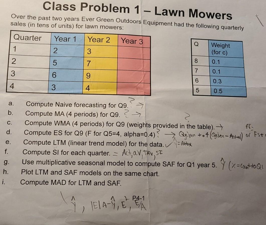 show step by step calculations for each questions