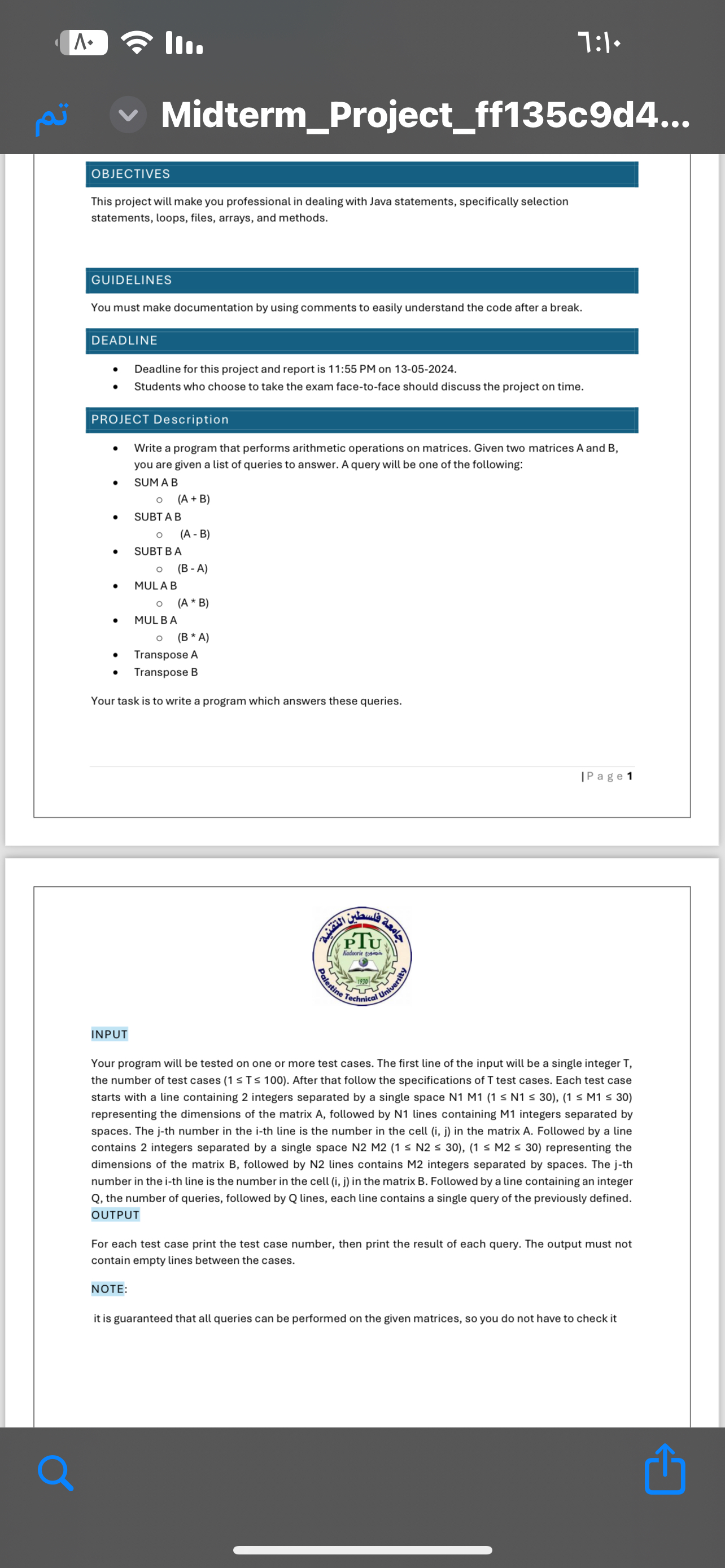 7 : 1 * Midterm _ Project _ ff 1 3 5 c 9 d 4 .