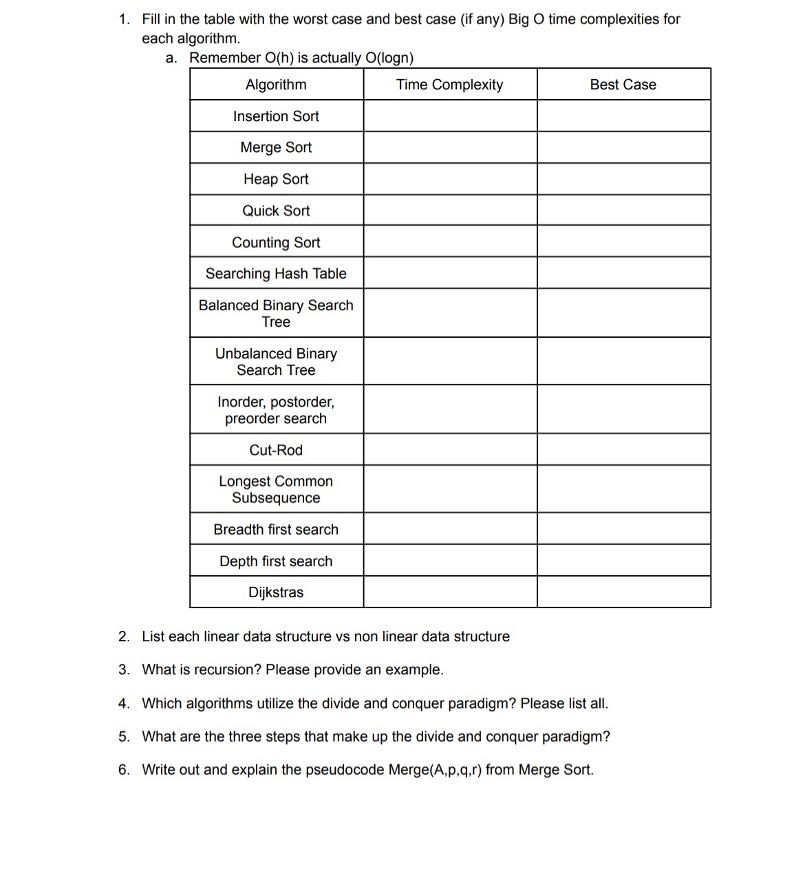 CSIT - 2 1 2 Final Study Guide - Remember that