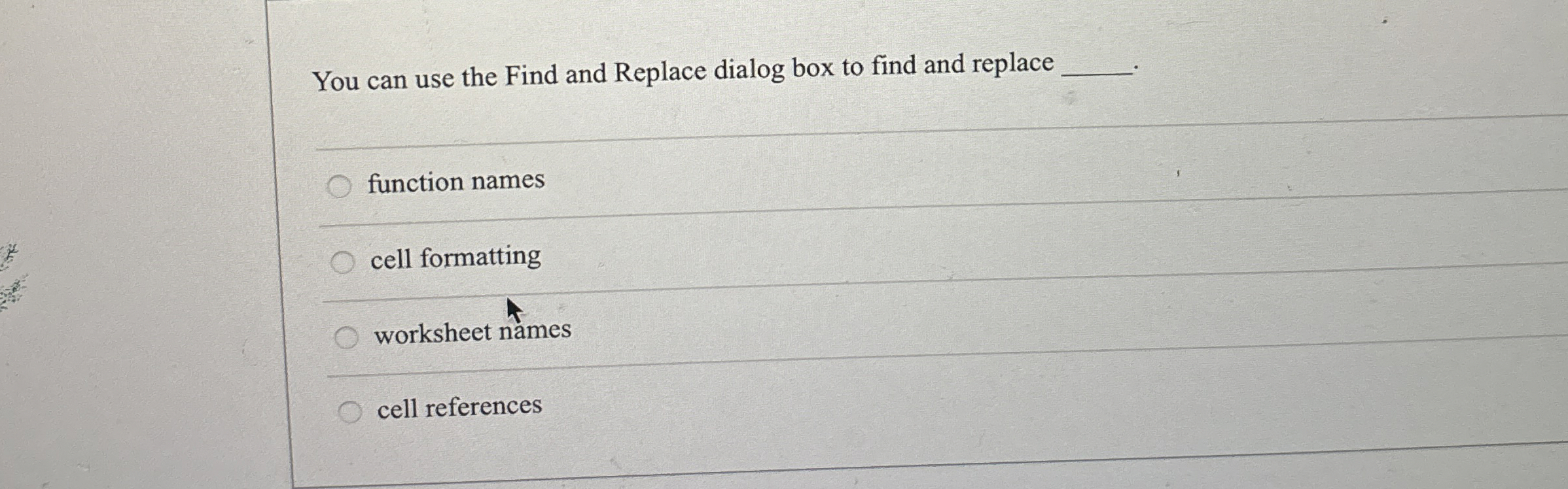 You can use the Find and Replace dialog box to