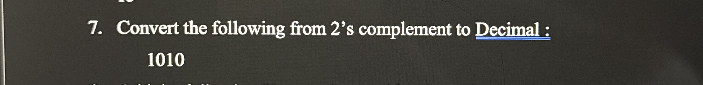 6 . What is the largest positive number one can