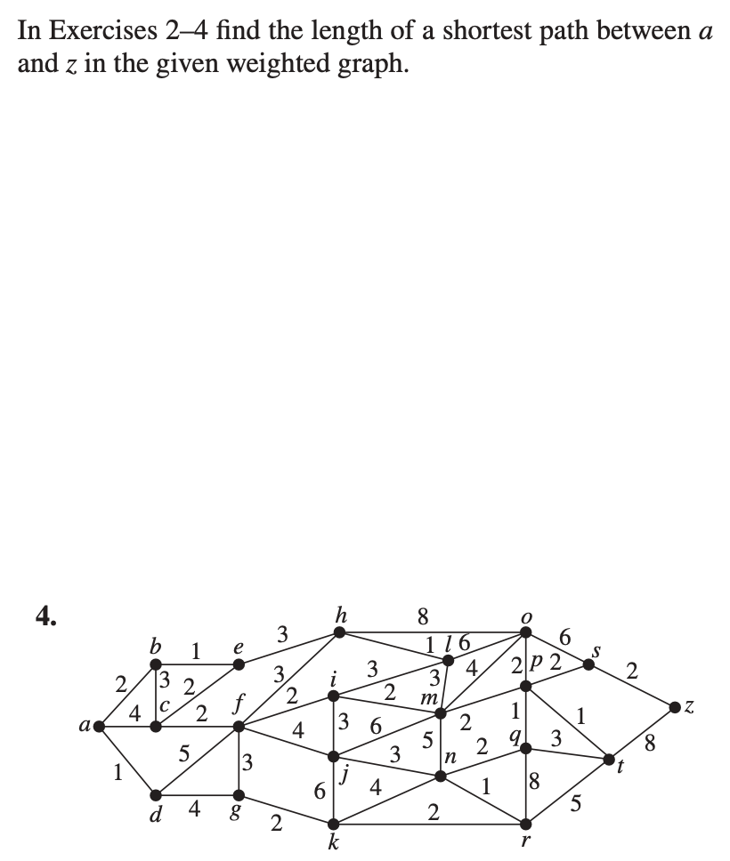 # 4 ONLY ( on or about page 7 5 1 ) ; shortest