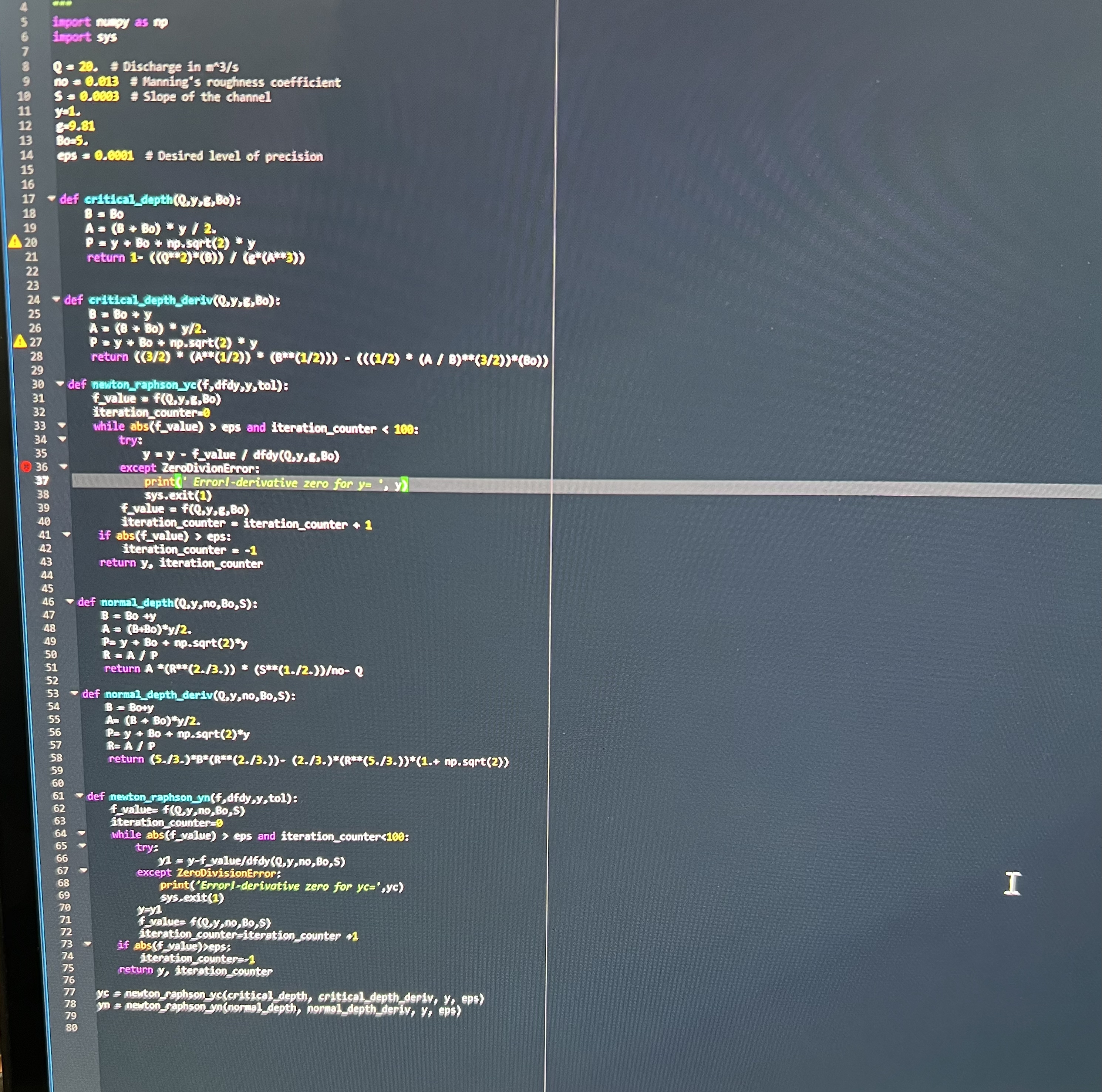 Explain each line from the python code