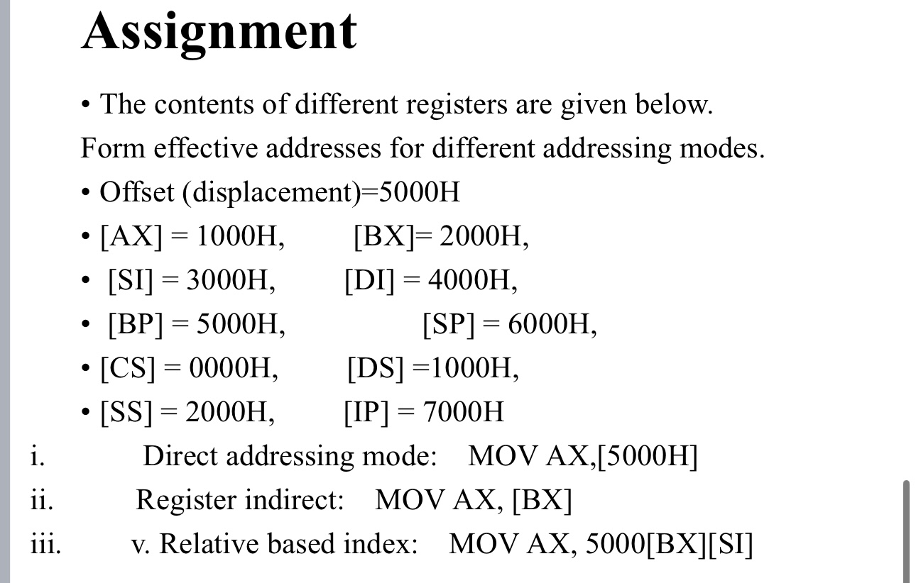 Given the physical addr segment address is ( 1 i
