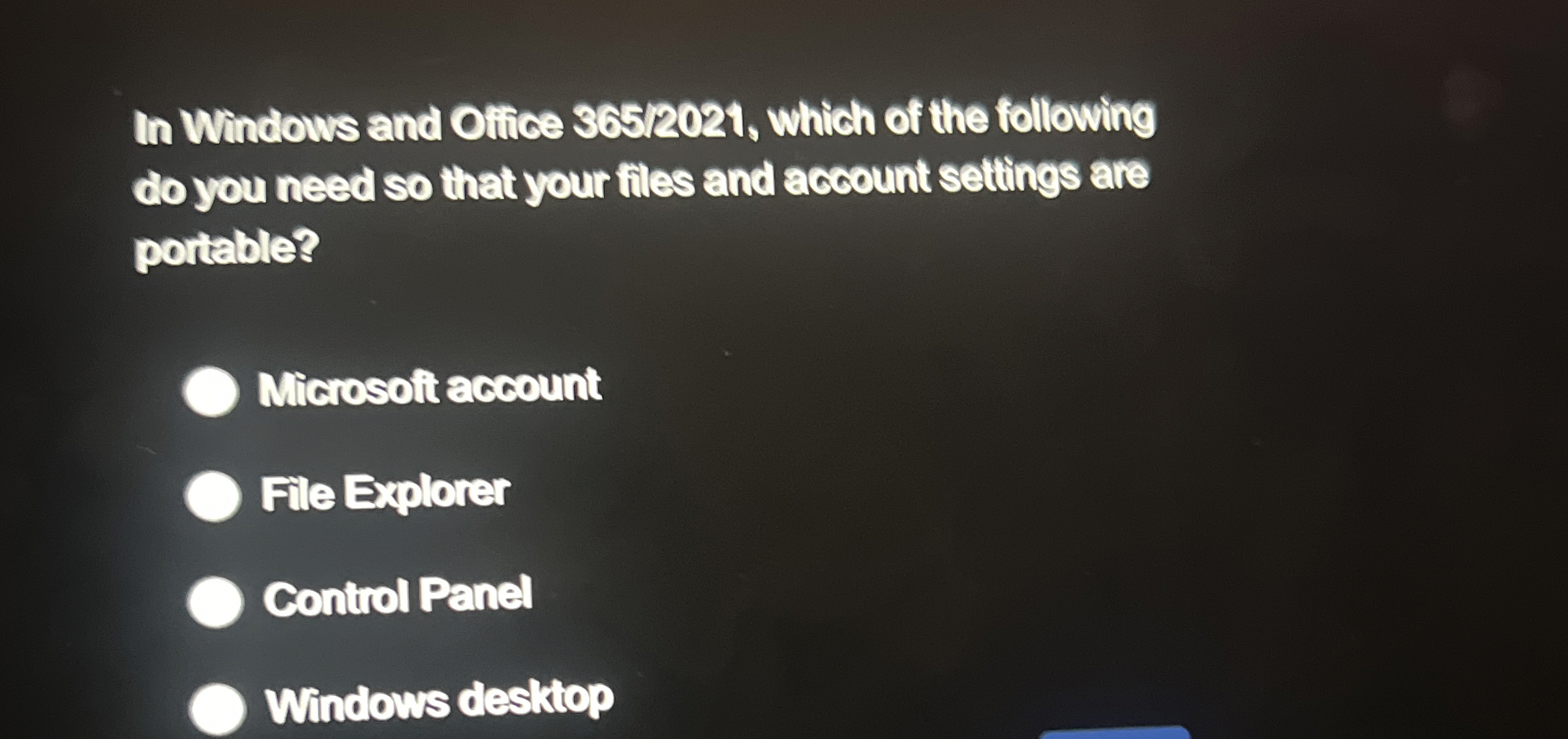 In Windows and Ofice S 6 5 / 2 0 2 1 , which of