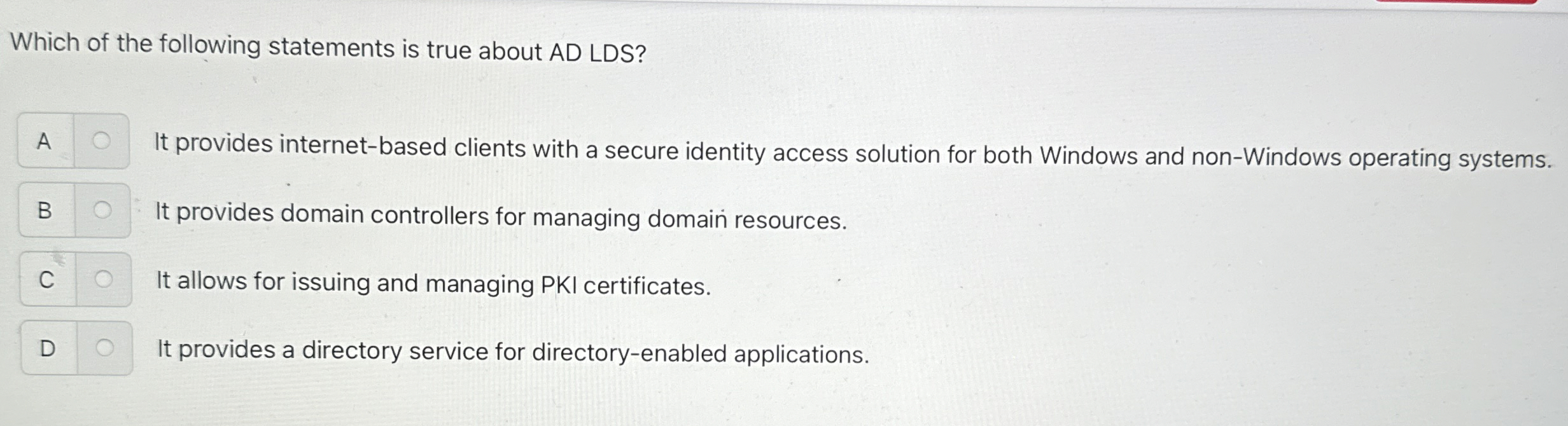 Which of the following statements is true about