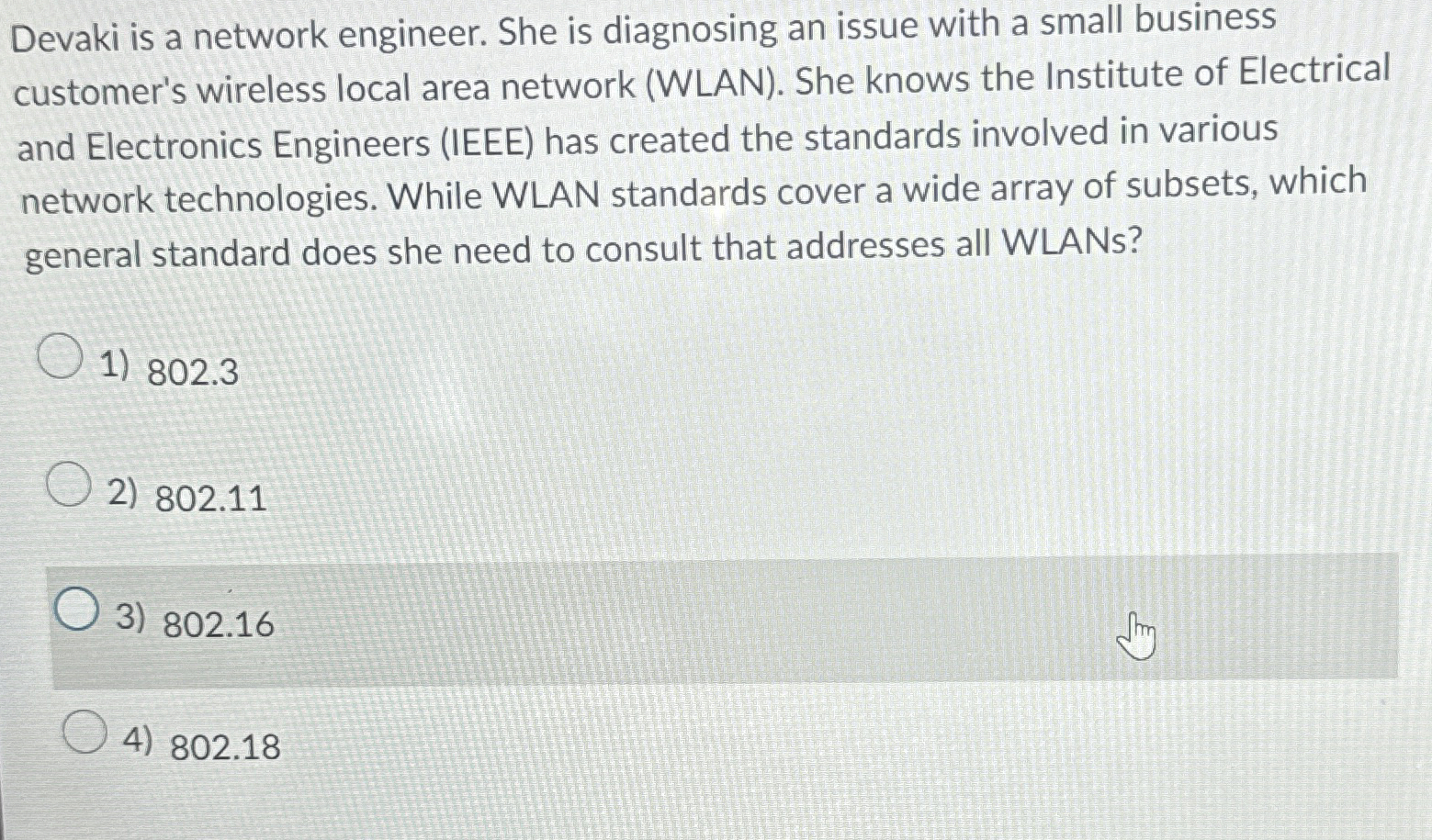 Devaki is a network engineer. She is diagnosing