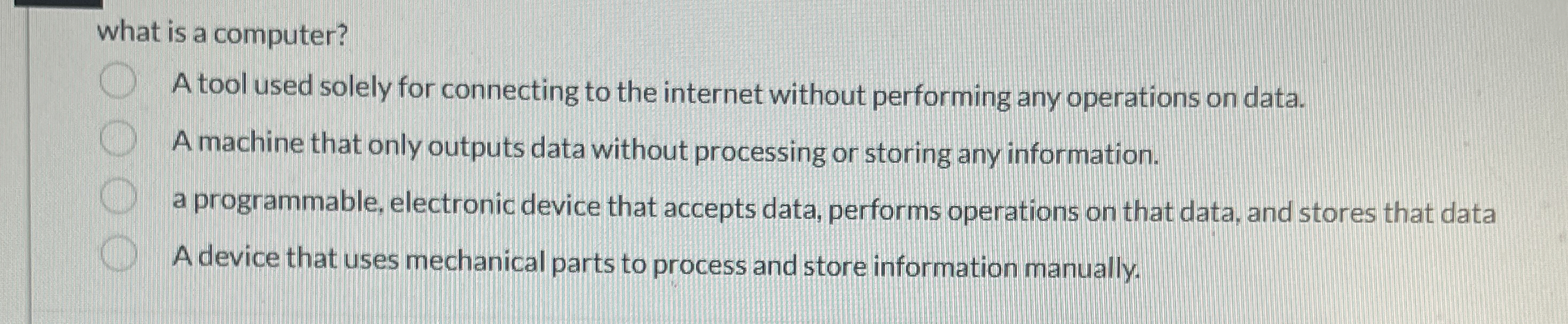 what is a computer? A tool used solely for