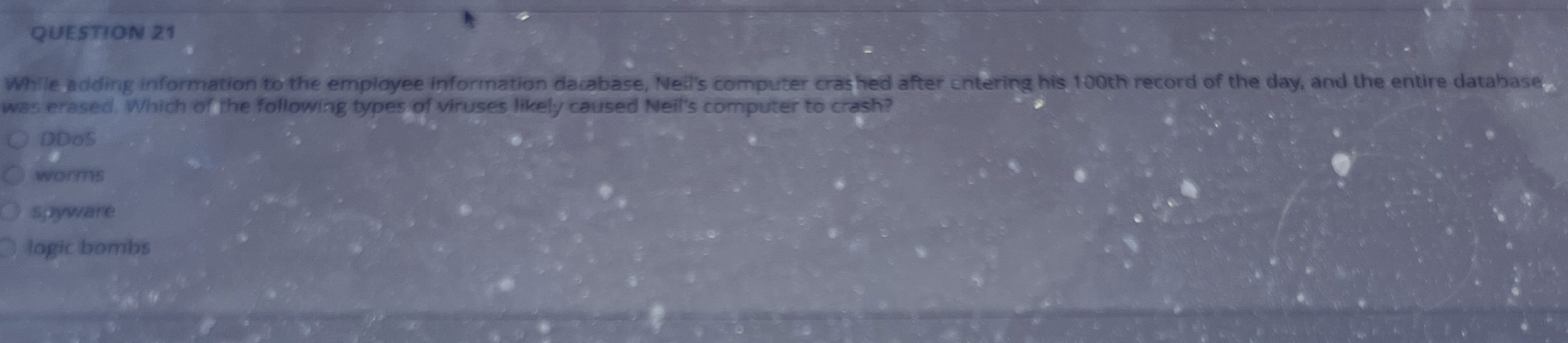 ErpQUESTION 2 1 While adding information to the