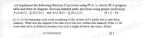 ( a ) Implement the following Boolean Expression