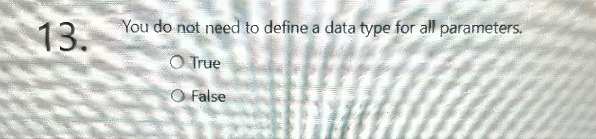 You do not need to define a data type for all