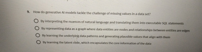 How do generative A l models tackle the challenge